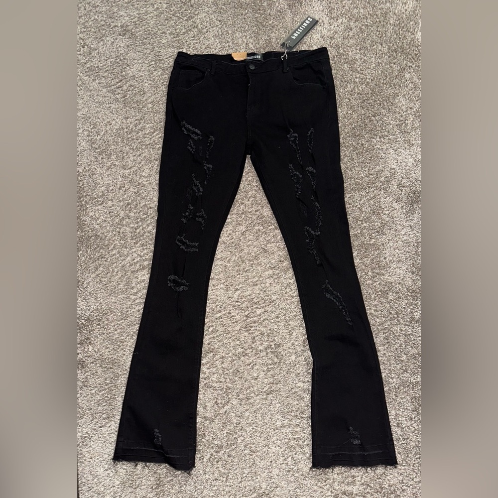 Black Distressed Men Jeans brand new with tags